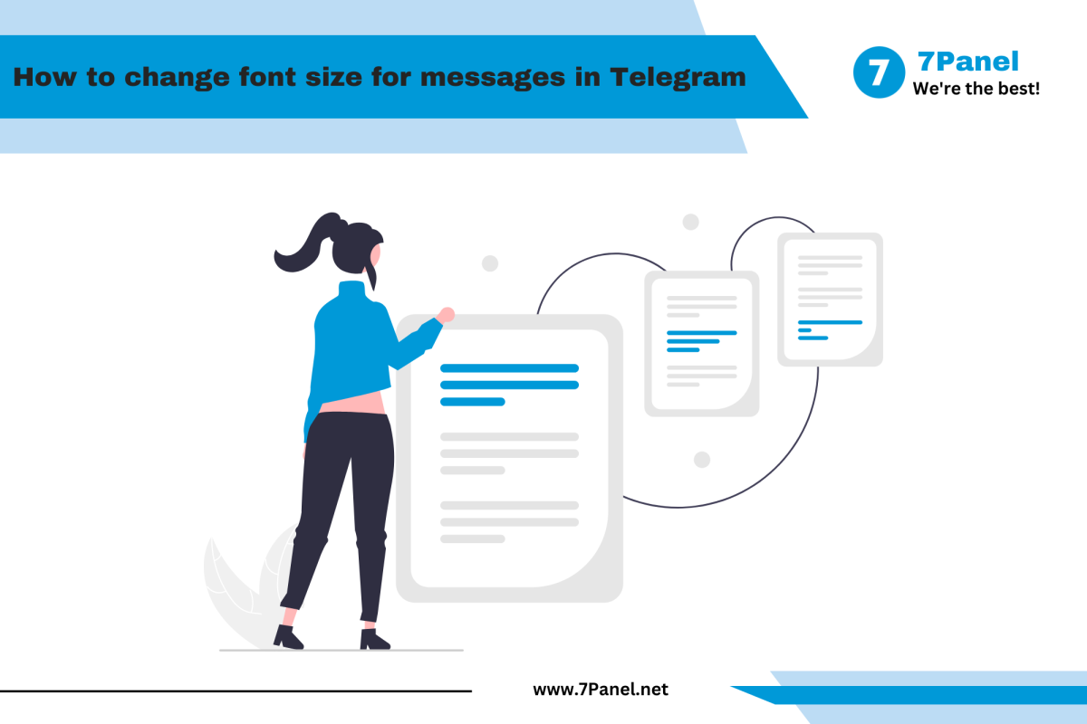 How to change font size for messages in Telegram